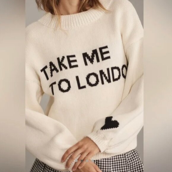 Anthropologie Sweaters - NWT Maeve Graphic City Sweater London European